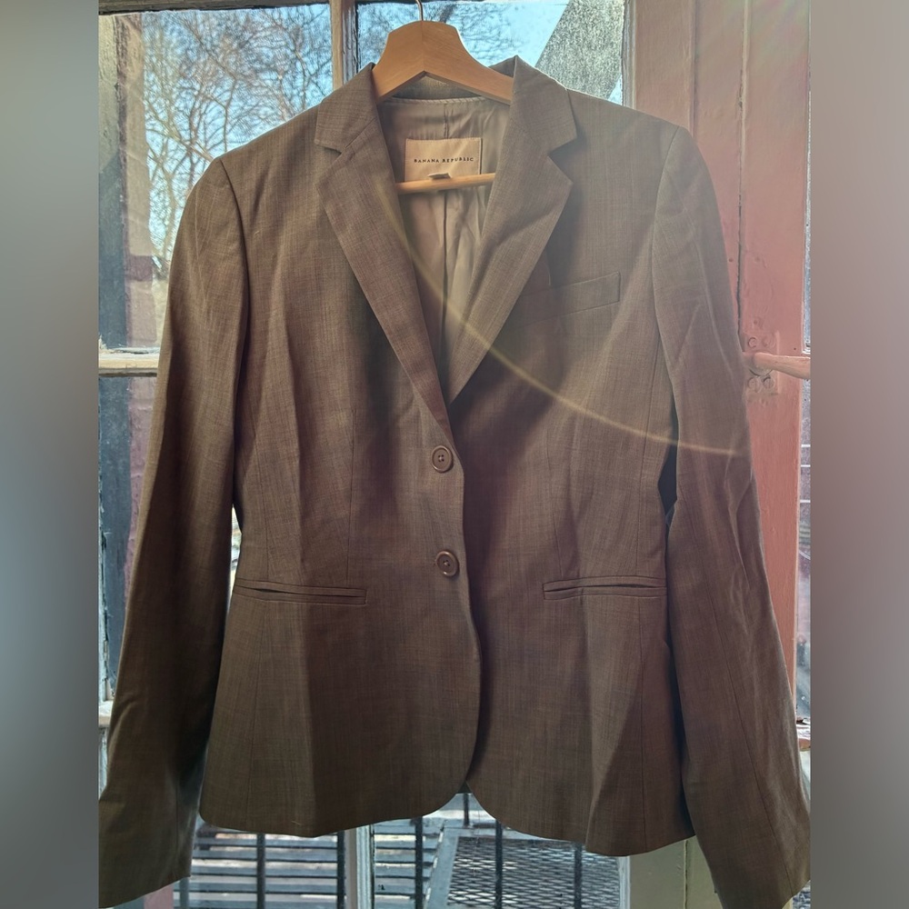Banana Republic Women's Blazer Italian Wool